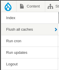 borrar cache en drupal