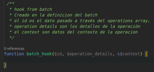 hook del batch drupal 9