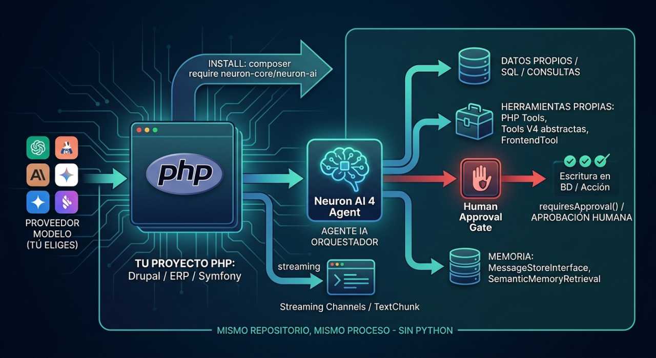Neuron AI 4: crea agentes de IA en PHP desde cero